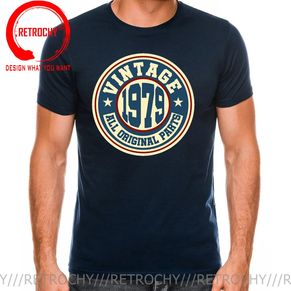 Vintage 1970/1971/1972/1973/1974/1975/1976/1977/1978/1979 T shirt men Born in 1978 Tees 50th Birth Year Father Birthday T-shirt