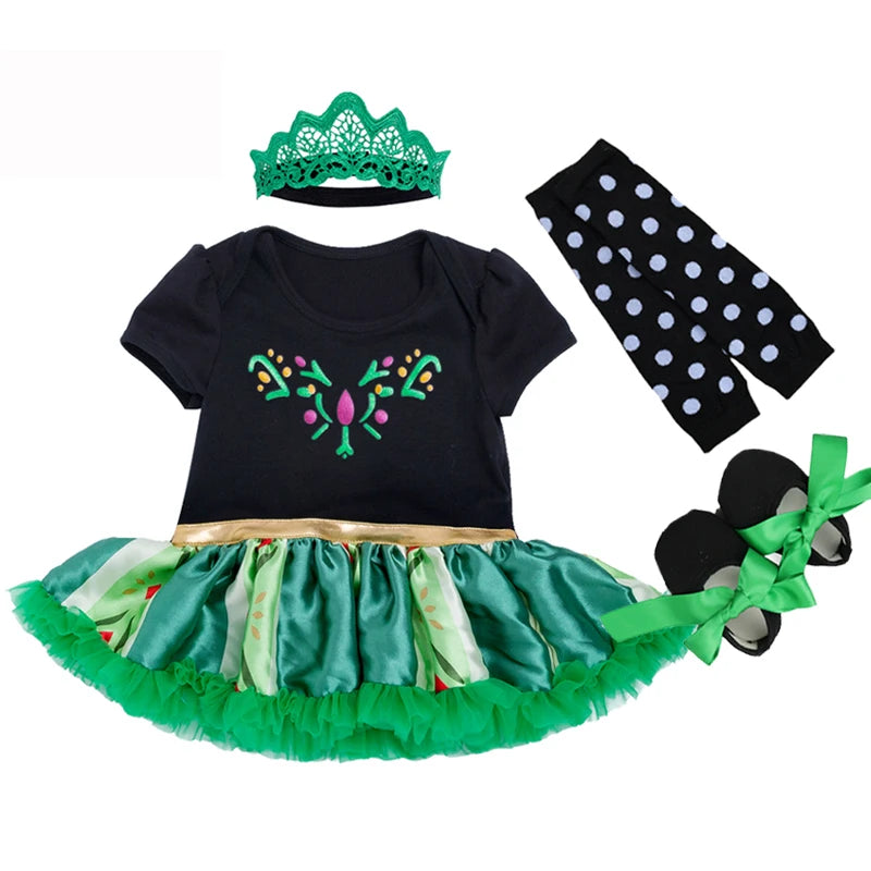 Fancy New Year Baby Girl Carnival Christmas Dress for Girls Spring Bebes Babi Holiday Infantil Clothing Party Tulle Kids Costume