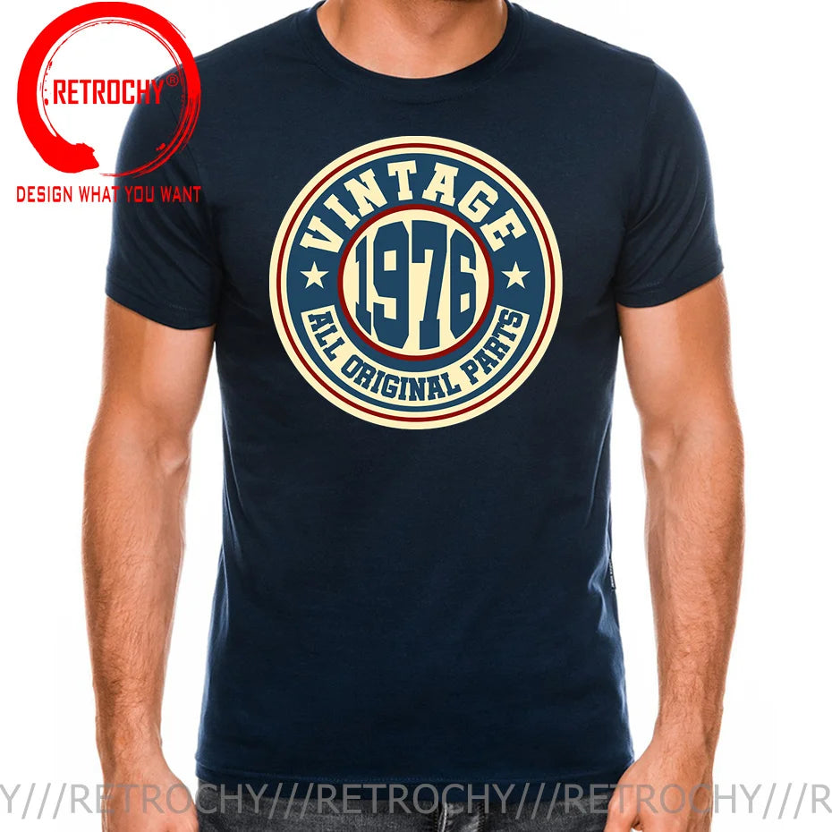 Vintage 1970/1971/1972/1973/1974/1975/1976/1977/1978/1979 T shirt men Born in 1978 Tees 50th Birth Year Father Birthday T-shirt