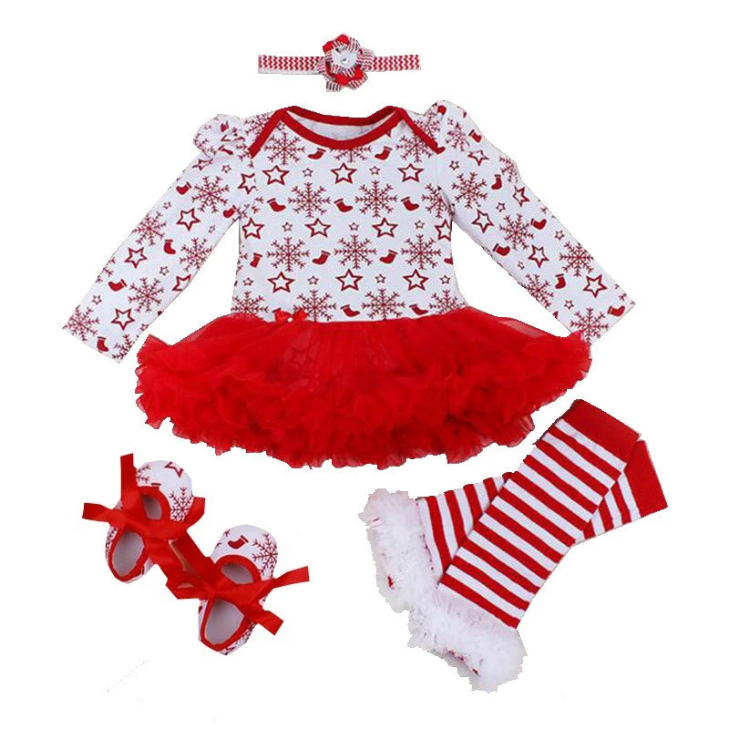 Fancy New Year Baby Girl Carnival Christmas Dress for Girls Spring Bebes Babi Holiday Infantil Clothing Party Tulle Kids Costume
