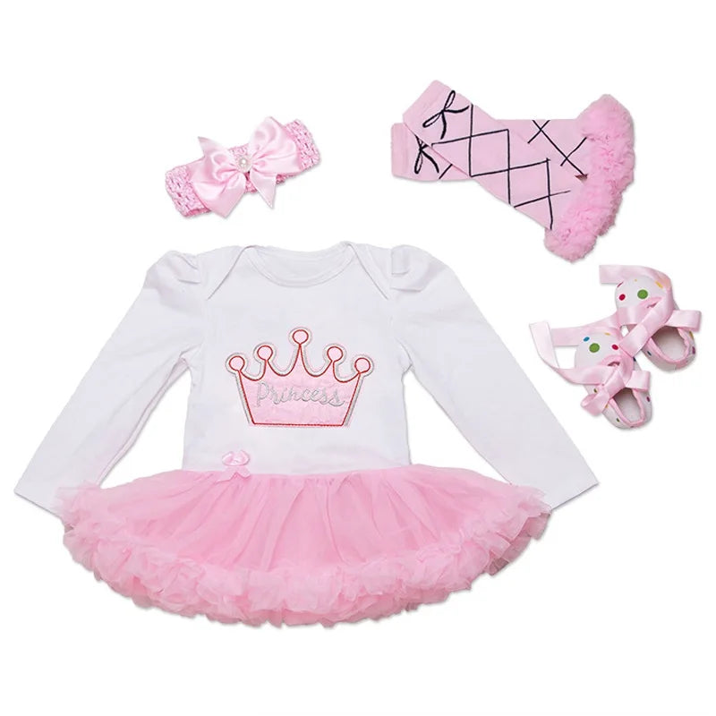 Fancy New Year Baby Girl Carnival Christmas Dress for Girls Spring Bebes Babi Holiday Infantil Clothing Party Tulle Kids Costume