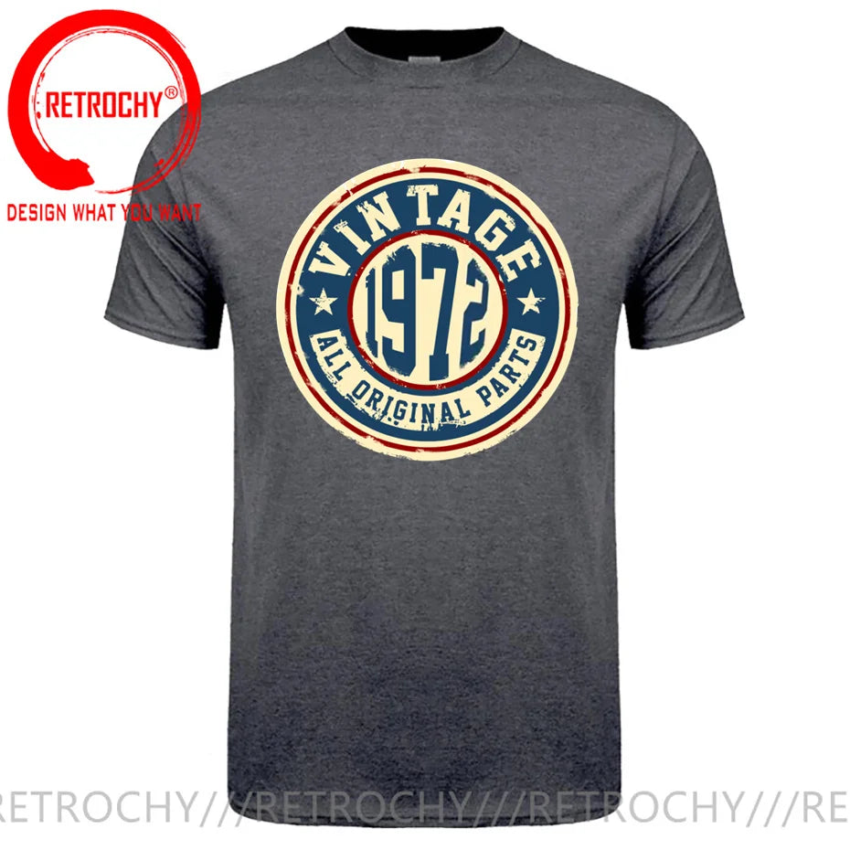 Vintage 1970/1971/1972/1973/1974/1975/1976/1977/1978/1979 T shirt men Born in 1978 Tees 50th Birth Year Father Birthday T-shirt