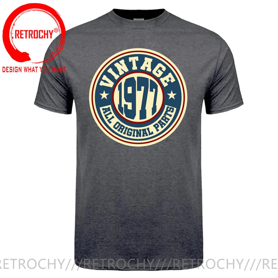 Vintage 1970/1971/1972/1973/1974/1975/1976/1977/1978/1979 T shirt men Born in 1978 Tees 50th Birth Year Father Birthday T-shirt