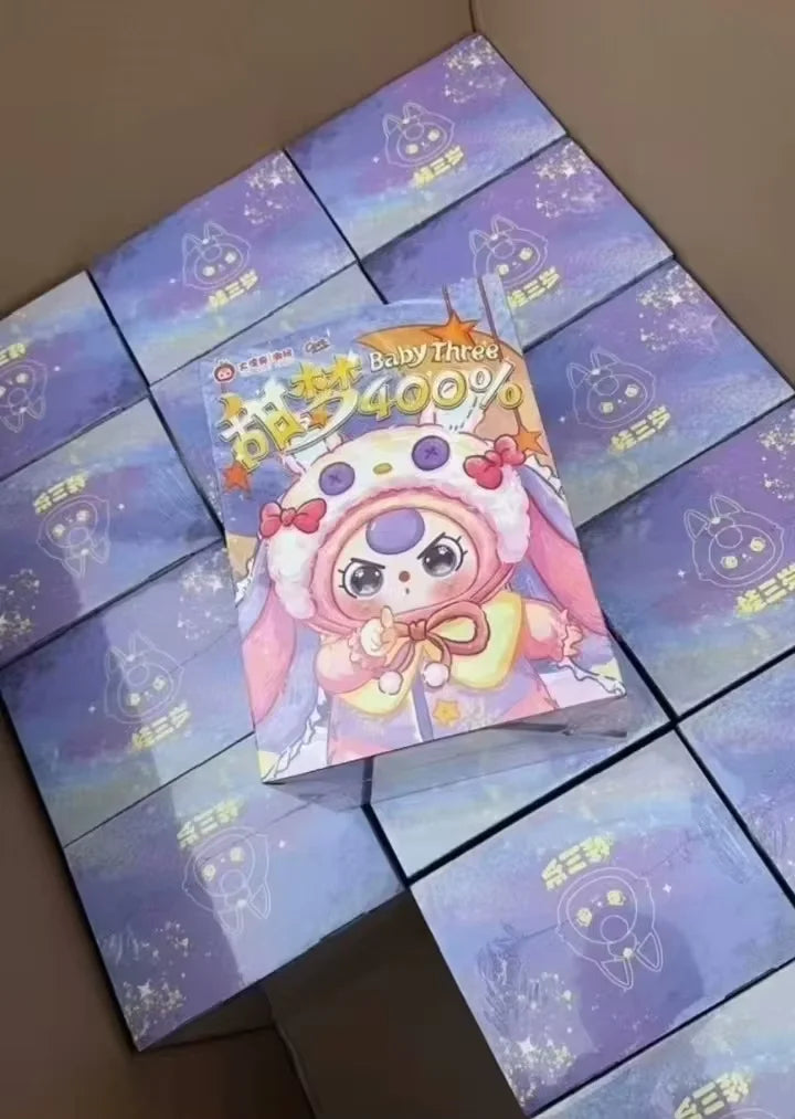 QIXI New Arrival 400% Kawaii Cute Blind Box Decor Dolls Sweet Dream Series for Children Stock Birthday Gifts