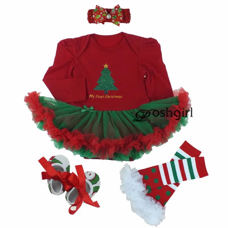 Fancy New Year Baby Girl Carnival Christmas Dress for Girls Spring Bebes Babi Holiday Infantil Clothing Party Tulle Kids Costume