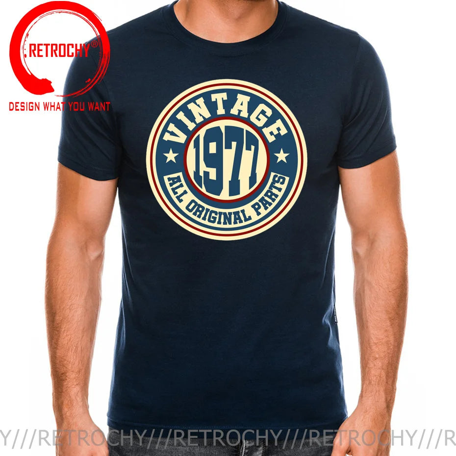 Vintage 1970/1971/1972/1973/1974/1975/1976/1977/1978/1979 T shirt men Born in 1978 Tees 50th Birth Year Father Birthday T-shirt