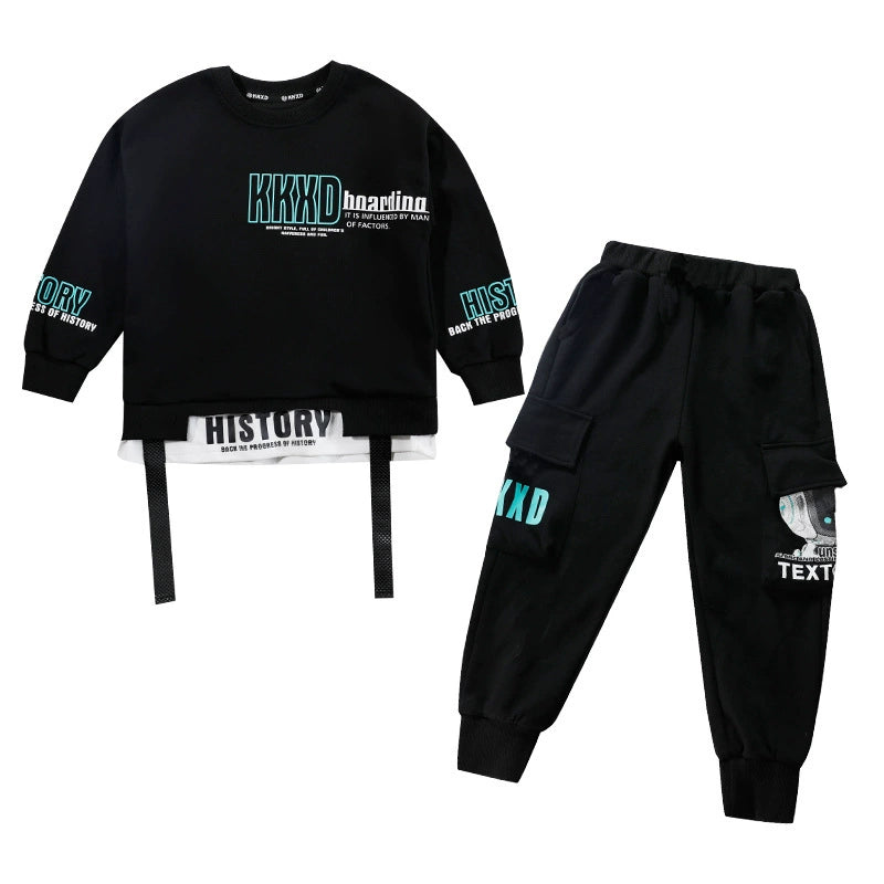 Spring and Autumn Korean Style Handsome Boy's Clothing