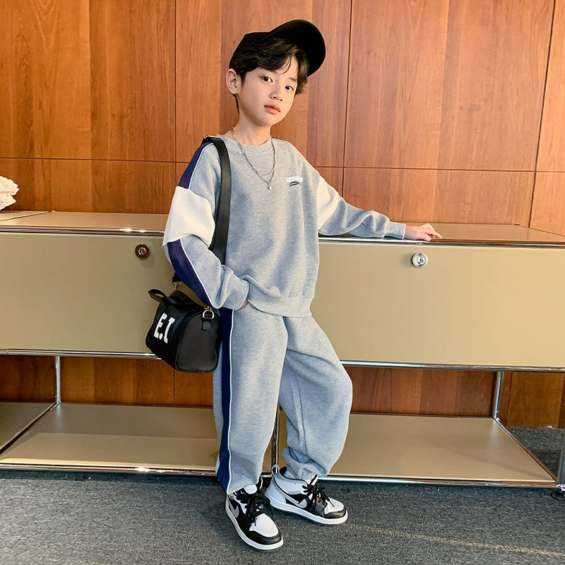 Spring and Autumn Korean Style Handsome Boy's Clothing