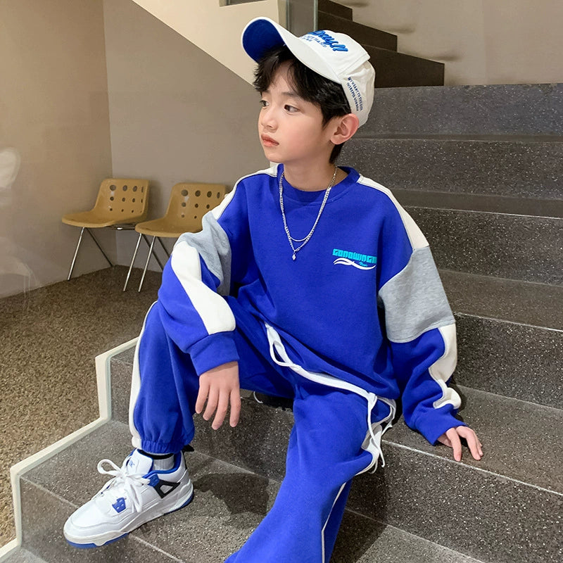 Spring and Autumn Korean Style Handsome Boy's Clothing