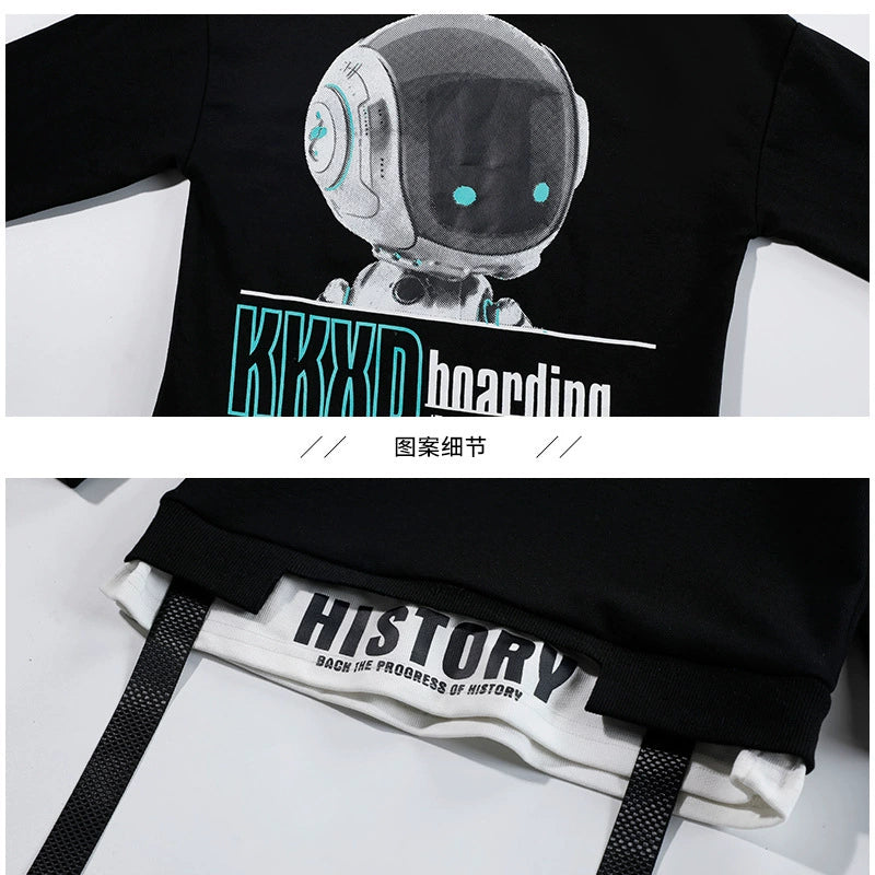 Spring and Autumn Korean Style Handsome Boy's Clothing