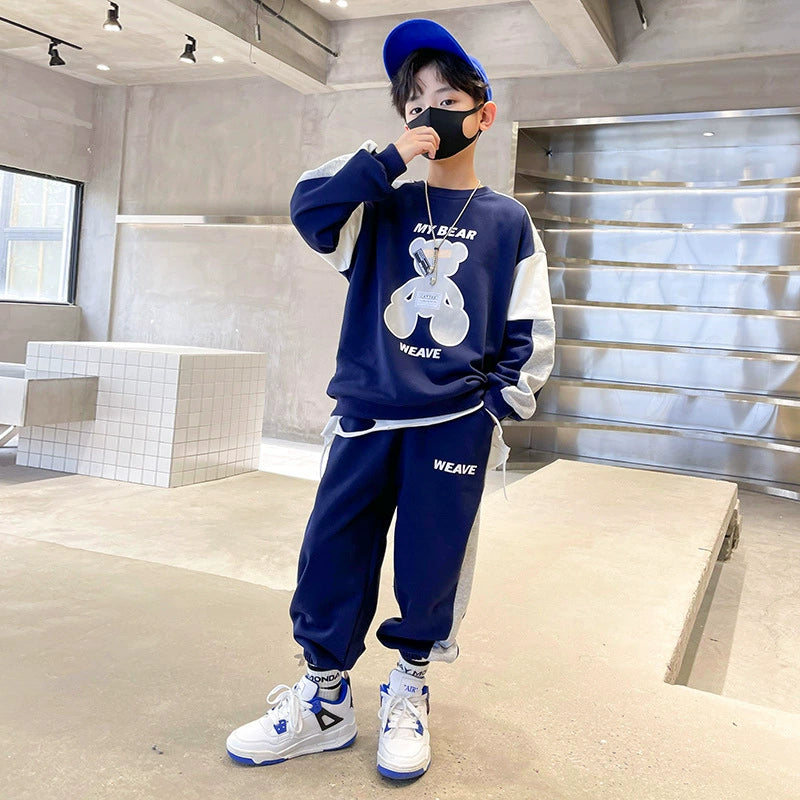 Spring and Autumn Korean Style Handsome Boy's Clothing