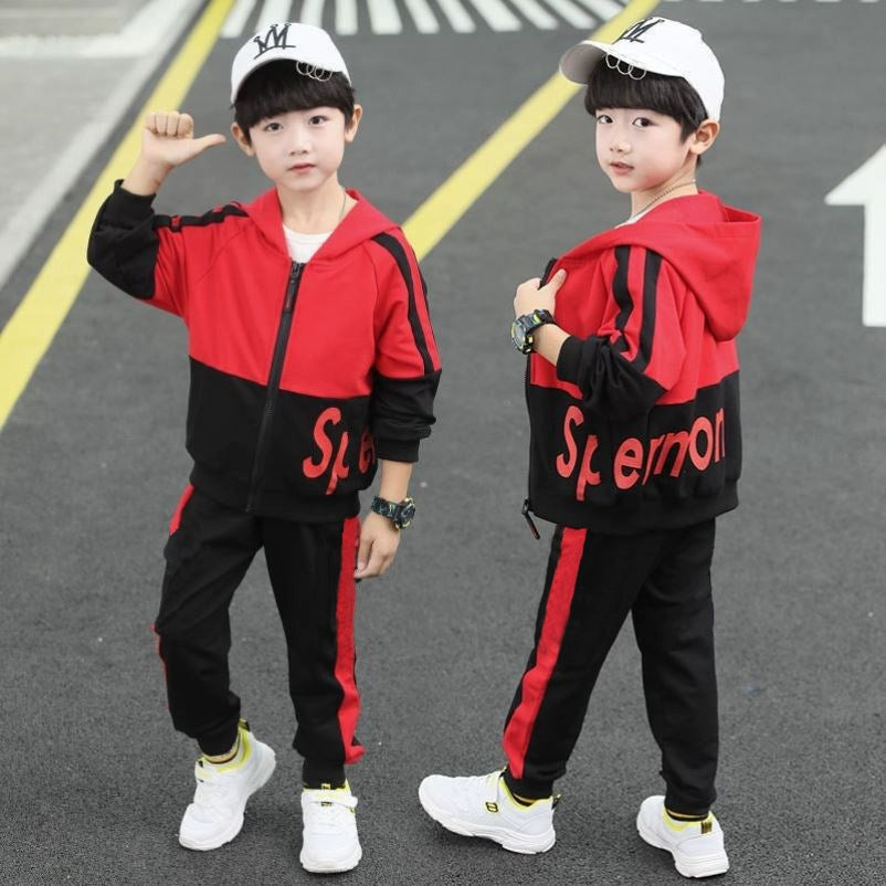 Spring and Autumn Korean Style Handsome Boy's Clothing