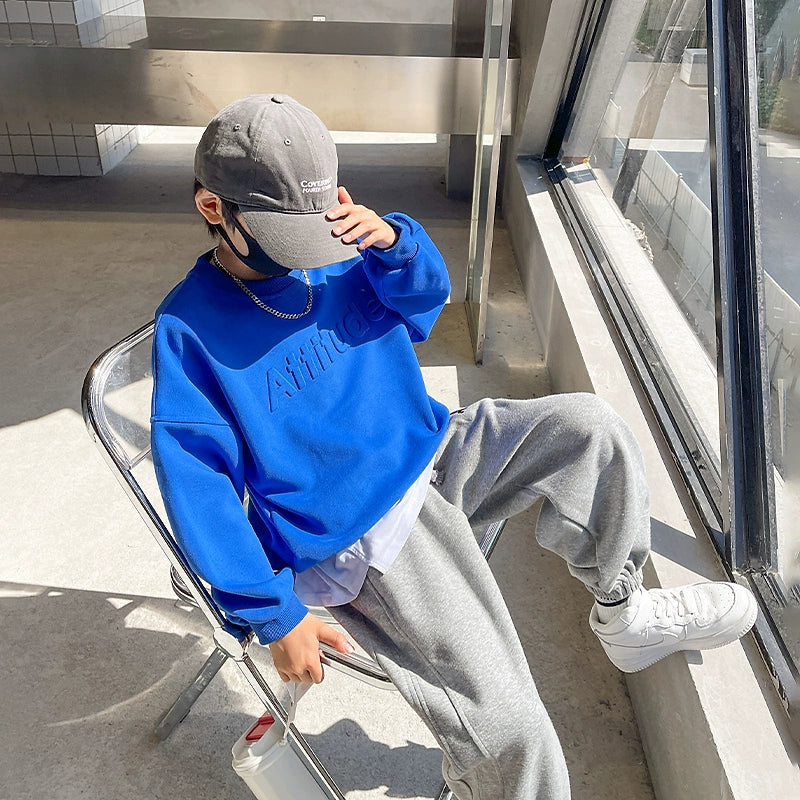 Spring and Autumn Korean Style Handsome Boy's Clothing