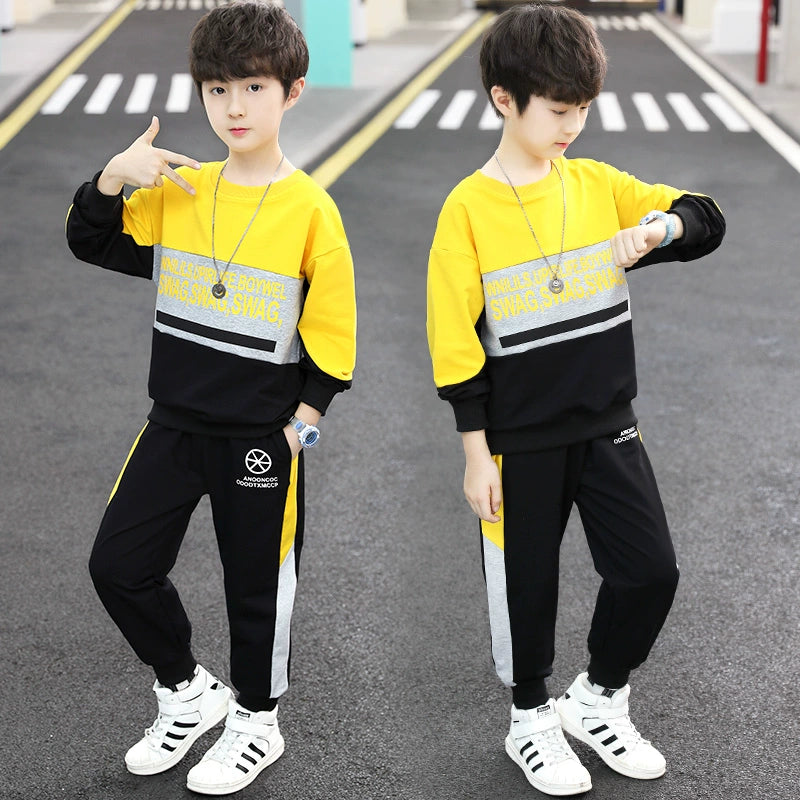 Spring and Autumn Korean Style Handsome Boy's Clothing