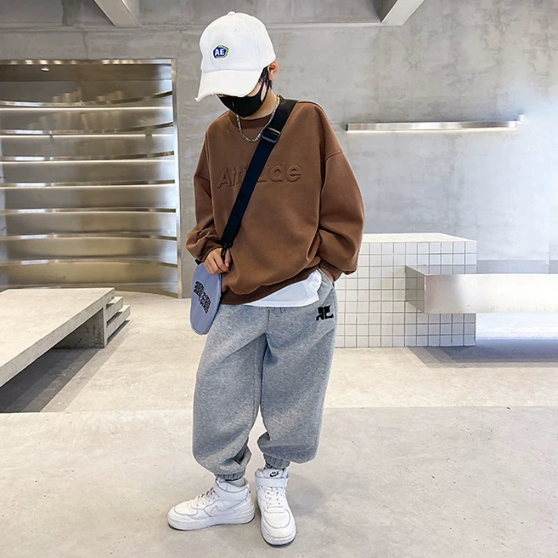 Spring and Autumn Korean Style Handsome Boy's Clothing