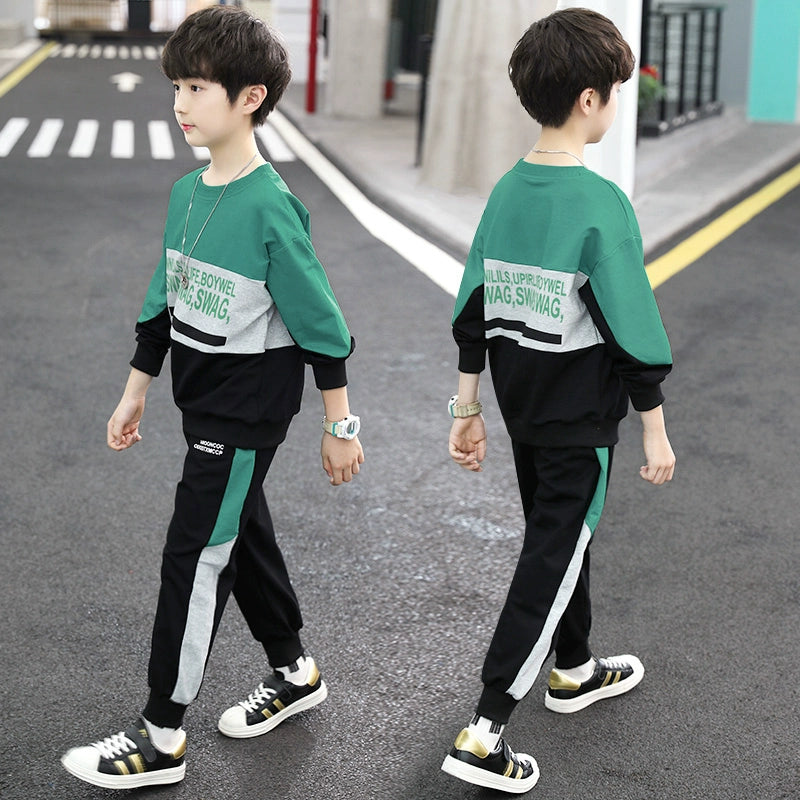 Spring and Autumn Korean Style Handsome Boy's Clothing