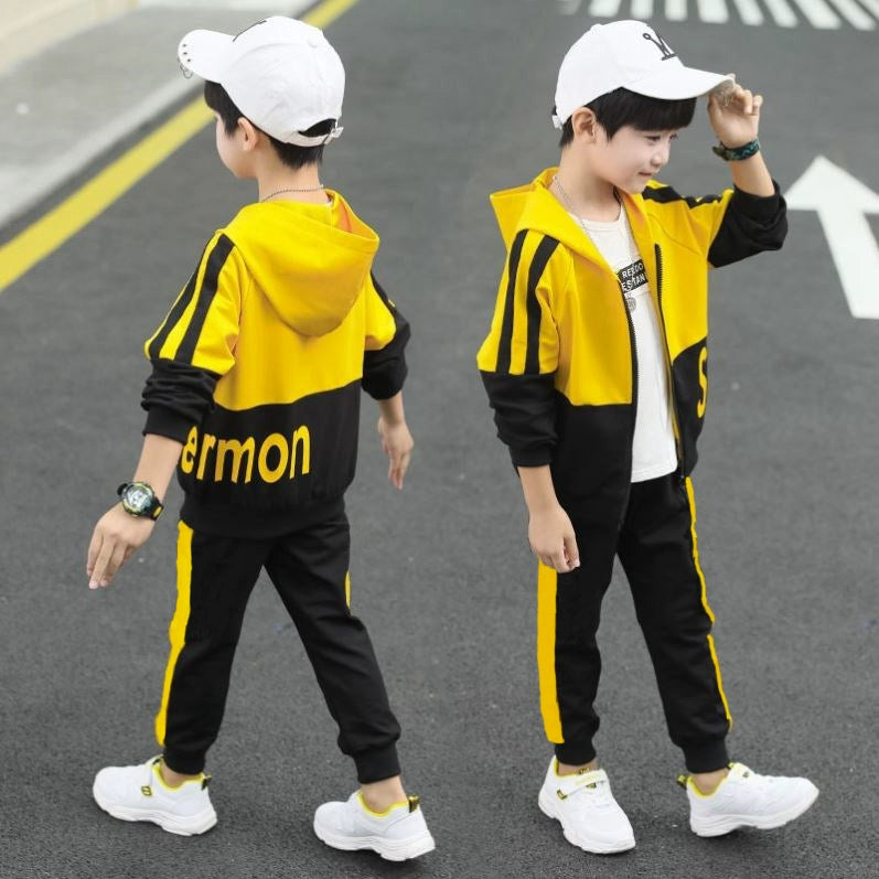 Spring and Autumn Korean Style Handsome Boy's Clothing