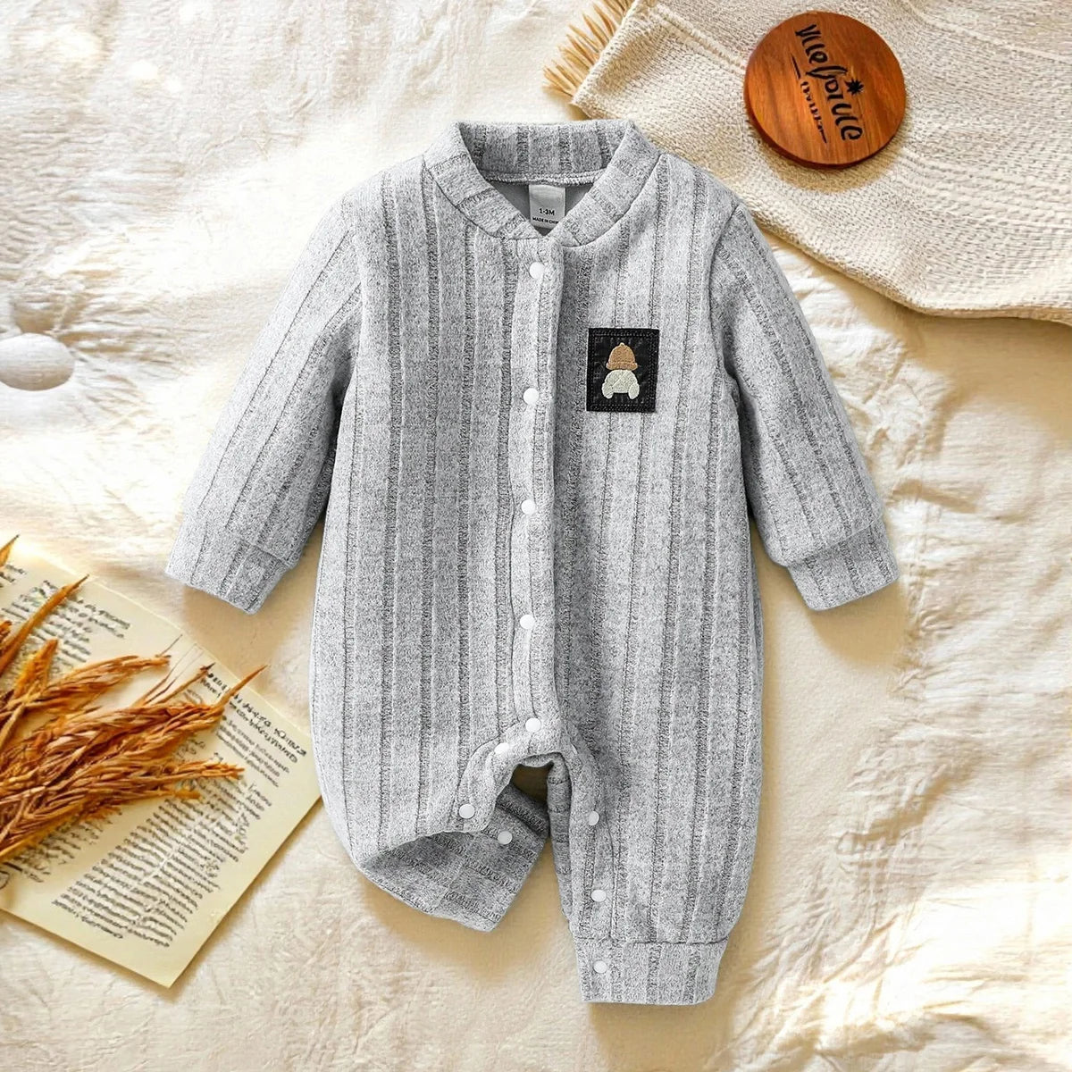 Baby Girl Clothes Fleece  Autumn Winter Newborn Romper Cute Girl Bodysuit Warm Boy Clothes Babies 1-12 Months Casual Daily