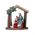 Handcraft Resin Nativity Scene Figurine Holy Family Statue Perfect For Christmas Home Decors And Religious Celebration
