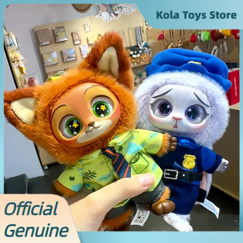 New Genuine Zootopia Vinyl Series Blind Box Cute Cartoon Character Vinyl Plush Bag Pendant Toy Doll Mystery Box Trendy Toys Gift