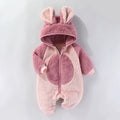 Soft Newborn Baby Jumpsuit Flannel Autumn Winter Boys Girls Clothes Cartoon Newborn Bodysuit Coat Warm Rompers for Babies 0-18M