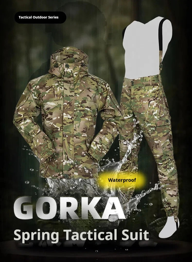 Tactical Training Suit Men Spring Camouflage Uniform Water Resistant Outdoor Military Combat Set Wholesale Bulk Discount