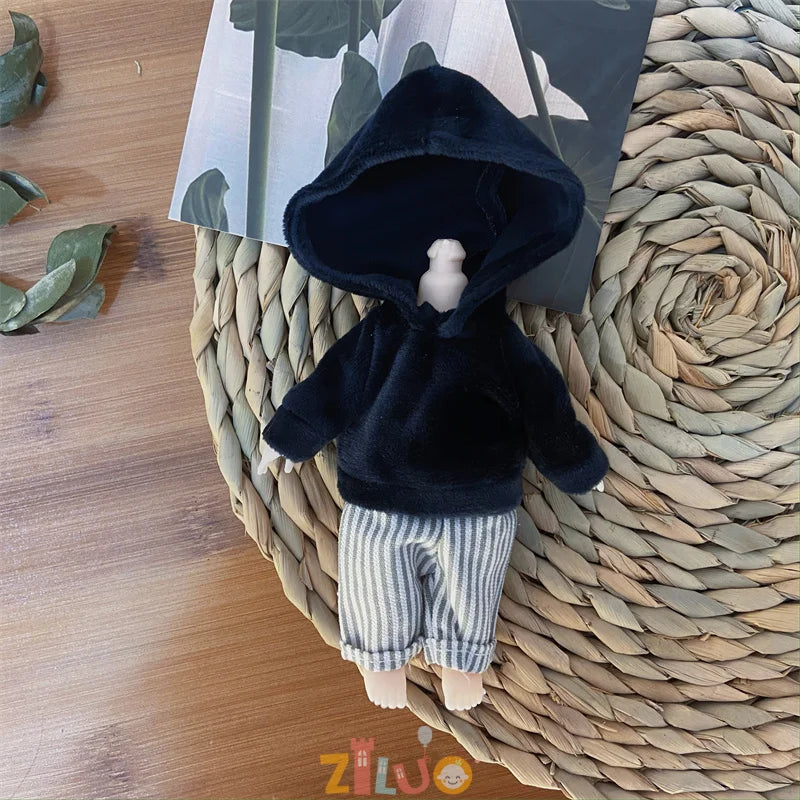 16-17cm BJD Doll Clothes for Boys Girls Princess Dress up Cute Doll Clothes Kids Birthday Gifts Children's Toys