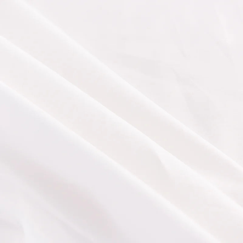 A single bed sheet (without pillowcase or core), washed pure white hotel single or double bed sheets, home bedding