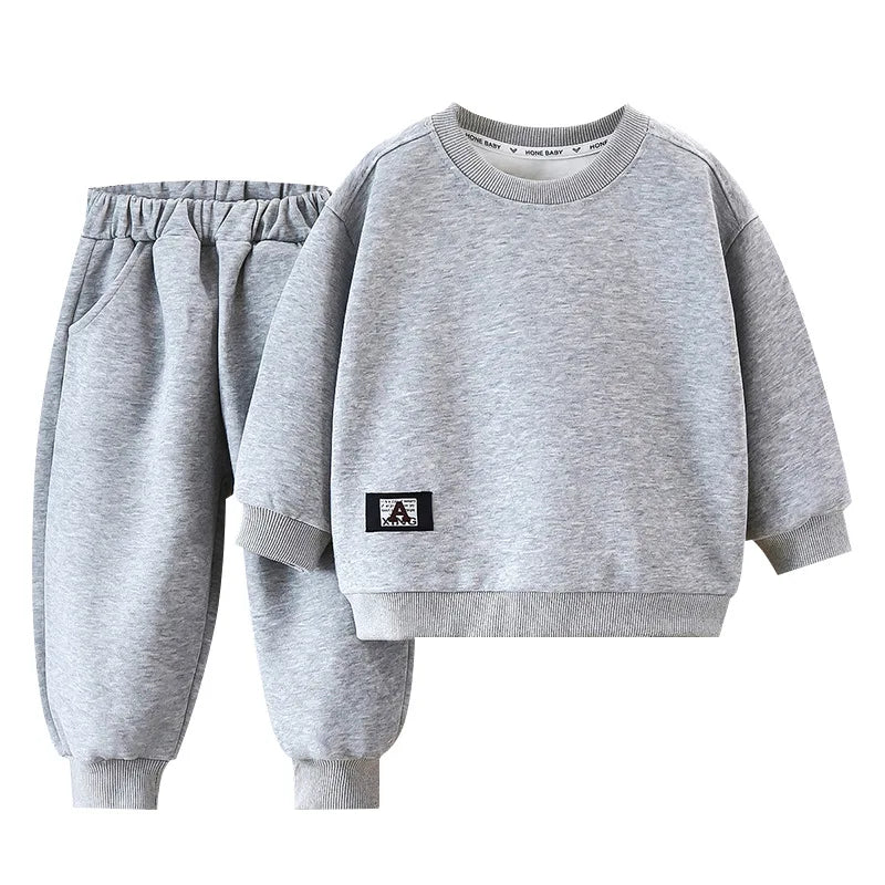Boys Sportwear Sets Spring Autumn Kids Sweatshirt+Pants 2Pcs Suit Teen Casual Pullover Outfits Children Clothing 2-12 Years