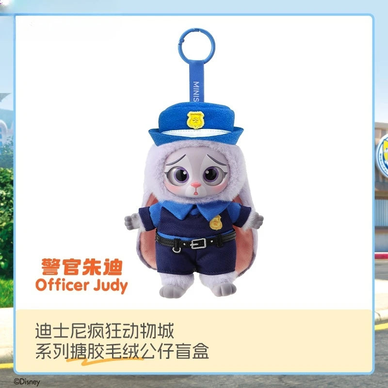 New Genuine Zootopia Vinyl Series Blind Box Cute Cartoon Character Vinyl Plush Bag Pendant Toy Doll Mystery Box Trendy Toys Gift