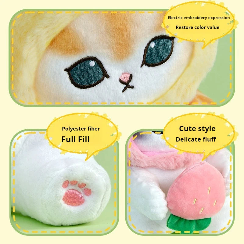 Mofusand Genuine Shark Cat Forest Series Cat Fu Plush Doll Girl Heart Gift Cute Doll Ornaments Pendant Keychain Girl Gift