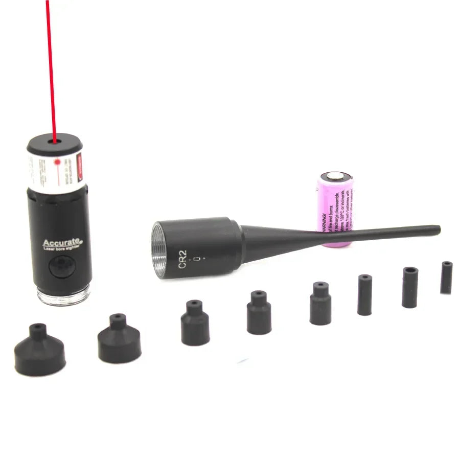 .170-.780 Bore Sighter Kit Collimator Toy Gun Red Green Dot Laser Boresighter .177 to .50 Caliber