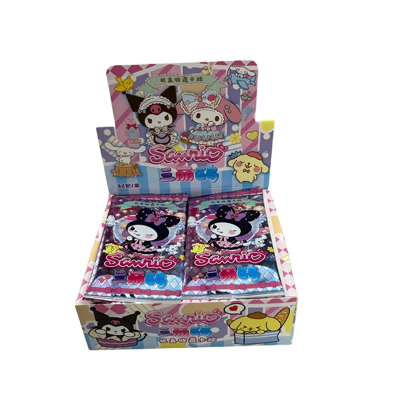 Sanrio Rhythm Box, Giekawa, Wonderful and Cute, Rare Collection Card, Flash Card Toy, Children's Christmas Festival Gift