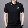 New High Quality Men's Embroidered Breathable Polo Shirt Summer High-end Business Casual Short Sleeve Polo shirt For Men