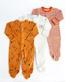 3 Pcs/Lot Autumn Winter Long Sleeve Casual Sweet Baby Girl Romper 100%Cotton Soft Newborn Jumpsuits Clothes