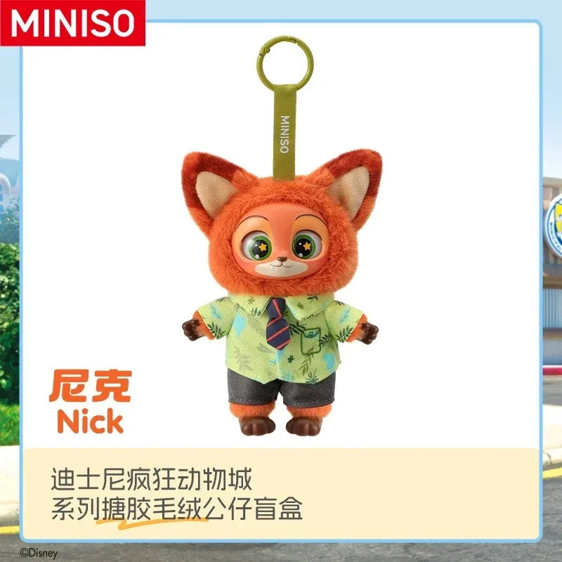 MINISO Crazy Animal City Vinyl Plush Series Blind Box Doll Handmade Doll Pendant Gift for Men and Women 2025 Summer