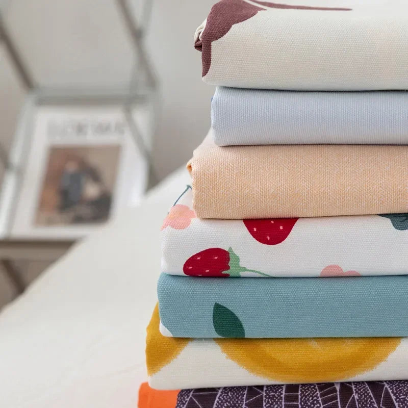 Soft 100% Cotton Coarse Cloth Bed Sheet Thick Sleep Naked Single Double Bedsheet Comfortable Durable Breathable Bed Sheets Queen