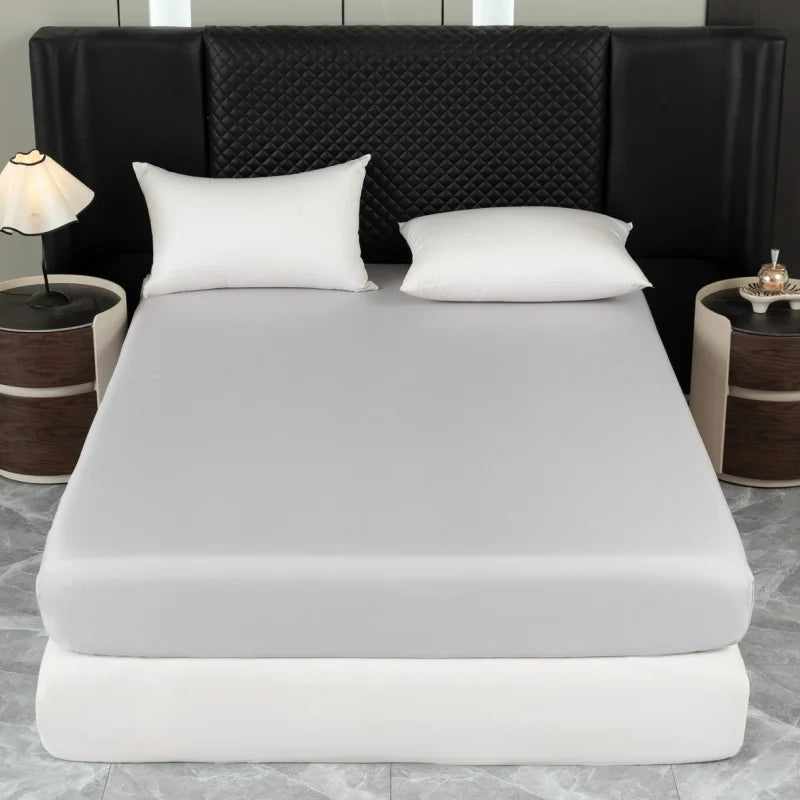 4pcs Sheet Set,Top Sheet +Fitted Sheet+Pillowcase,For US Twin/Queen/King Bed,Soft Solid Microfiber Home Bed Linens Drop Shipping