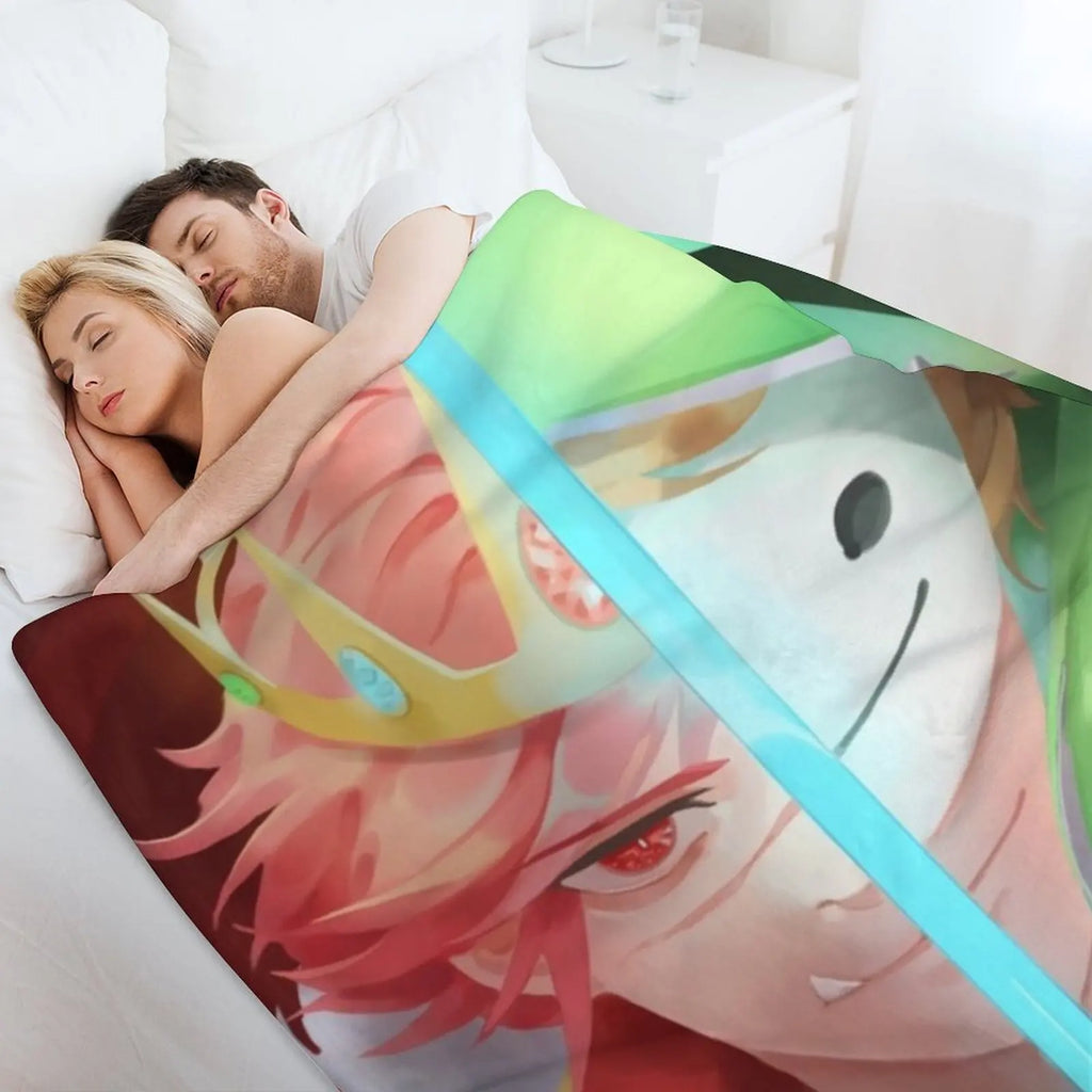 Technoblade vs Dream Duel Throw Blanket Soft Sleeping Bag Kid'S Bed Fashionable Blankets