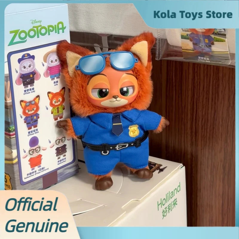 New Genuine Zootopia Vinyl Series Blind Box Cute Cartoon Character Vinyl Plush Bag Pendant Toy Doll Mystery Box Trendy Toys Gift