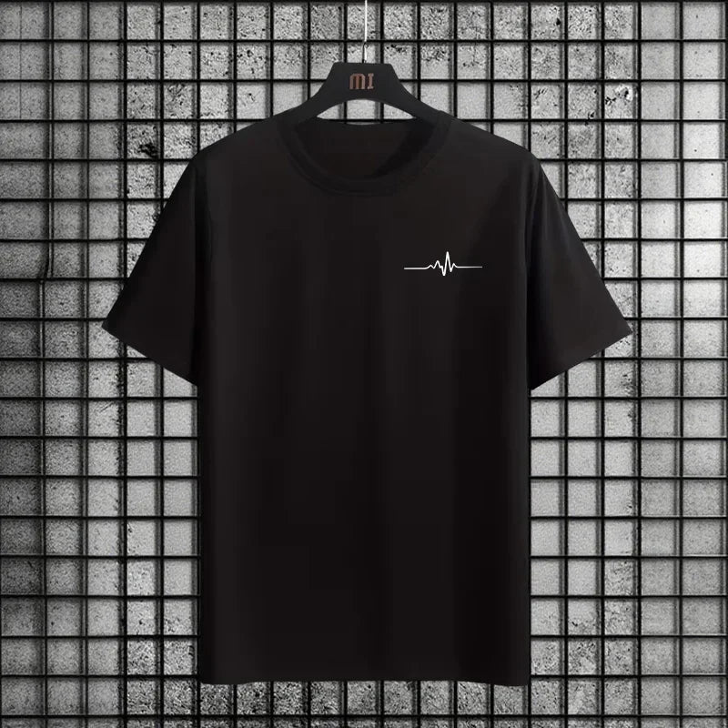 2025 Hot Sale Men's Cotton T-shirt Summer Spring Home Outdoor Casual Comfort Cool Tees Male Urban Fashion Short Sleeve Tops