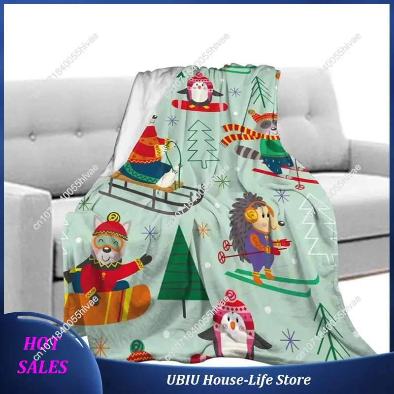 Cute Blanket Adults Gifts Blankets For Kids Bedding Decor Bed Bedroom Bedding Supplies-Best Selling