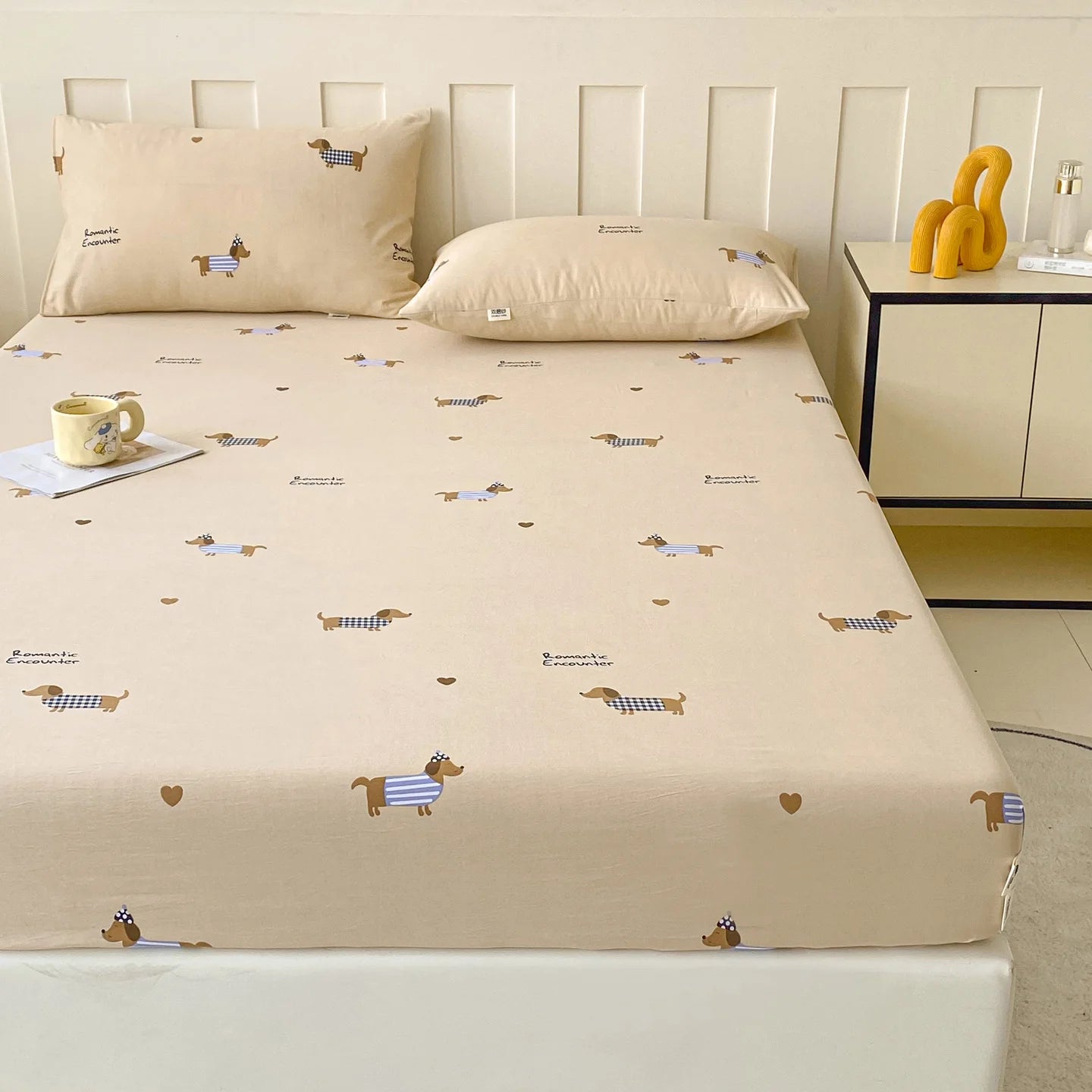 Soft Bedsheets Floral Style Bed Cover Elastic Bed Linen for Home Non-slip Fitted Sheet постельное белье (Pillowcase Need Order)