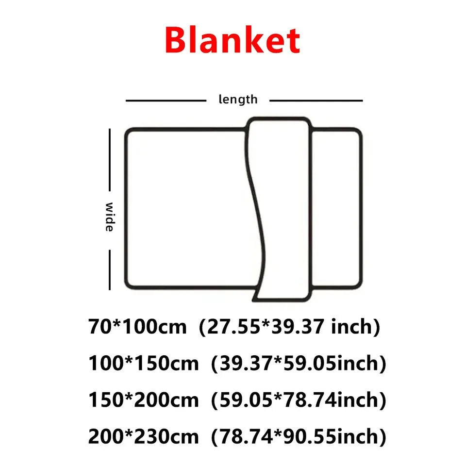 Solid Color Thickened Wide Striped Multifunctional Blanket Can Be Used As Bed Sheet Cover Blanket Nap Blanket  Pet Blanket