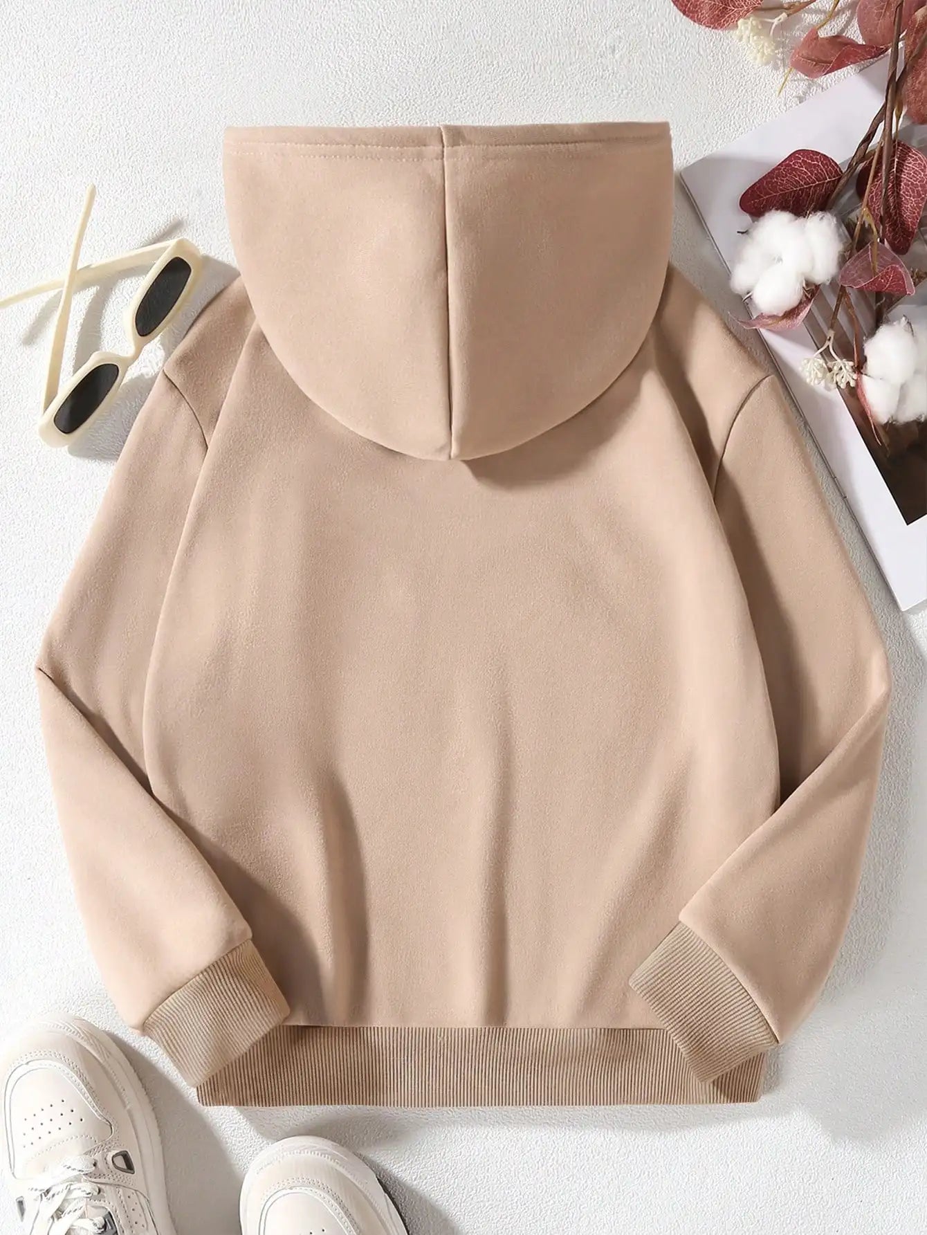 Hot selling teenage girls' casual autumn and winter letter pattern hot print hoodie top