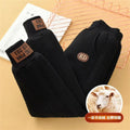2024 New Boys Warm Thicken Pants High Quality Kids Plus Velvet Cotton Sweatpants Teens Autumn Winter Casual Trousers 4-14 Years