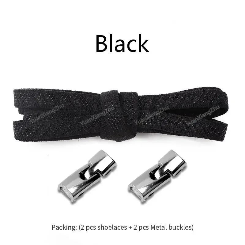1 Pair Cross Locks Shoelaces for Sneakers Without Ties Elastic Flat Laces Kids Adult No Tie Shoelace Rubber Bands Shoe Laces