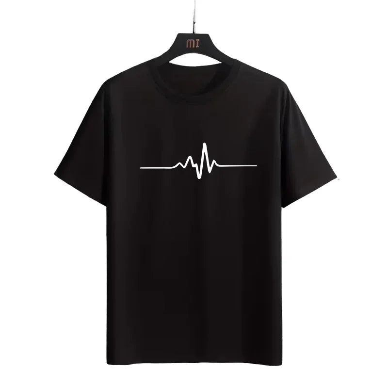 2025 Hot Sale Men's Cotton T-shirt Summer Spring Home Outdoor Casual Comfort Cool Tees Male Urban Fashion Short Sleeve Tops