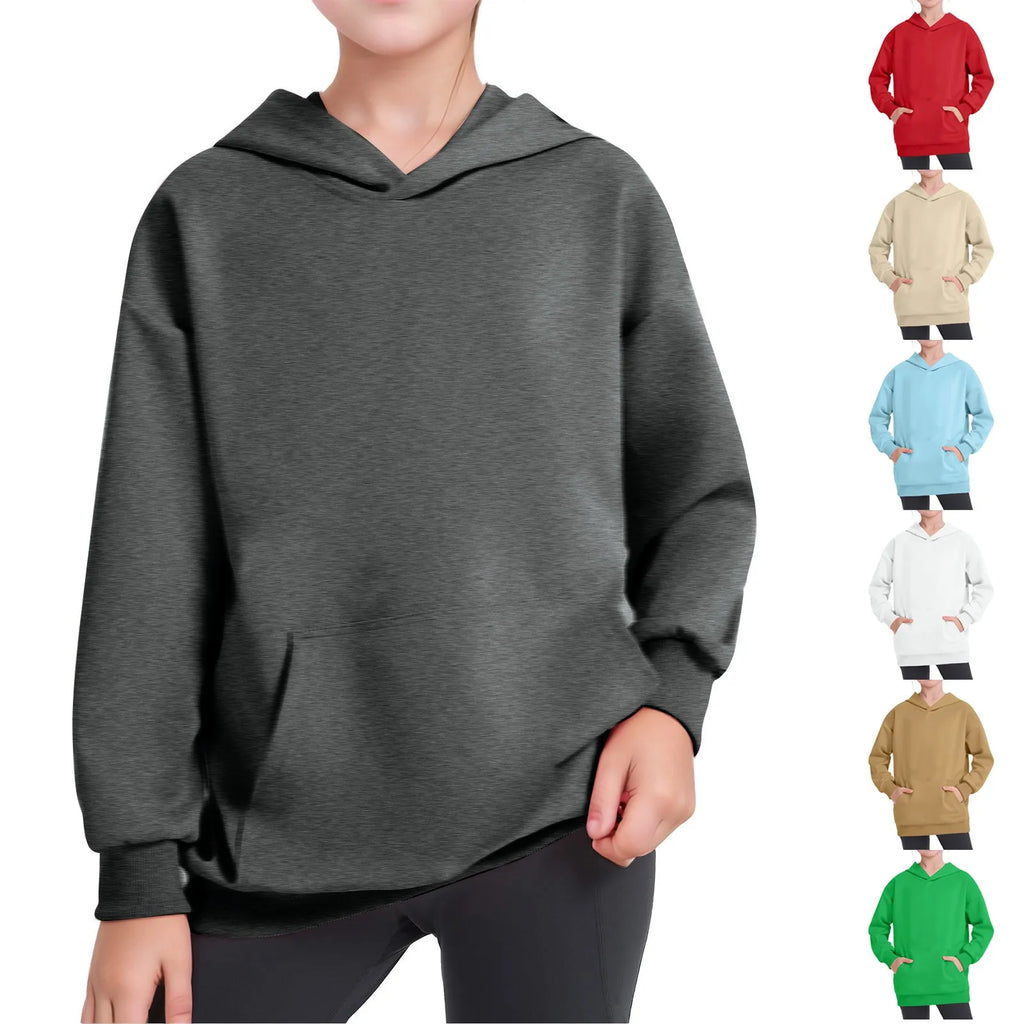 Girl Hoodies Sweatshirts For Children Clothing Sportswear Gym Boys Girls Clothes Child Girl Tops 2024 Spring Hoodie Pullovers