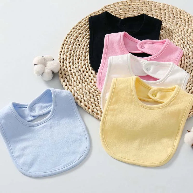 Baby Sets Boys Girls Clothing 100%Cotton Romper Solid Color Long Sleeve Bodysuits+Hat+Bib 3Pcs Set Spring Autumn Newborn Outfits